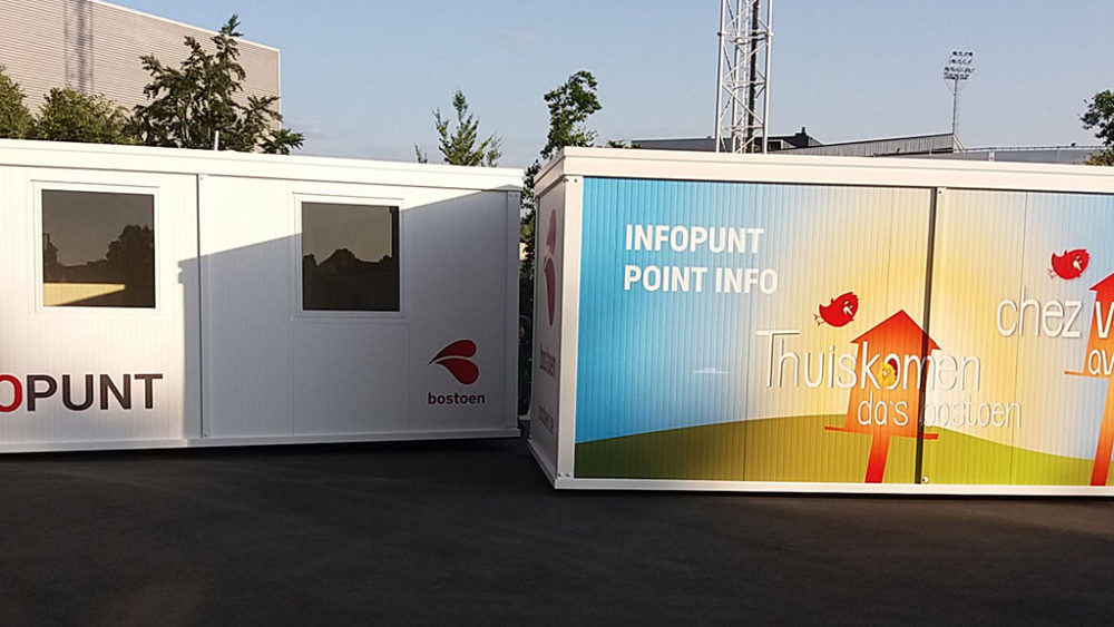 bestickering containers